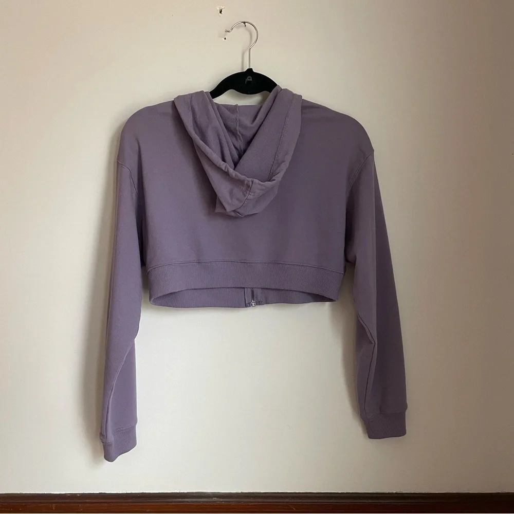 Wild Fable Purple Cropped Hoodie - Picture 2 of 4